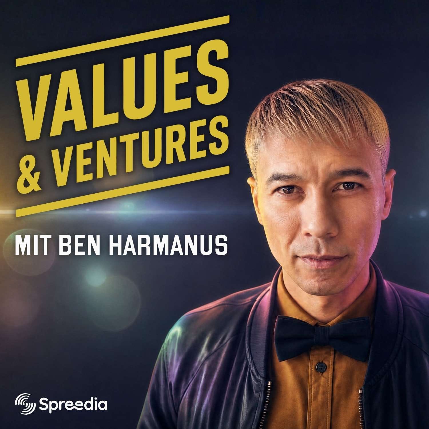 Das Cover der Values & Ventures Podcast Show
